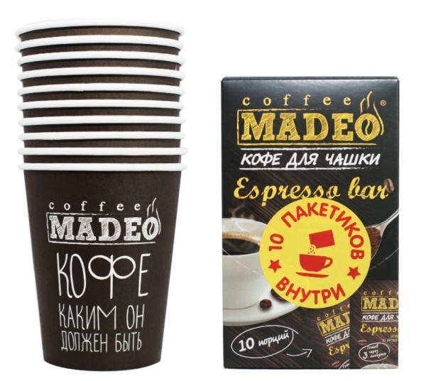 Стакан бумажный двухслойный